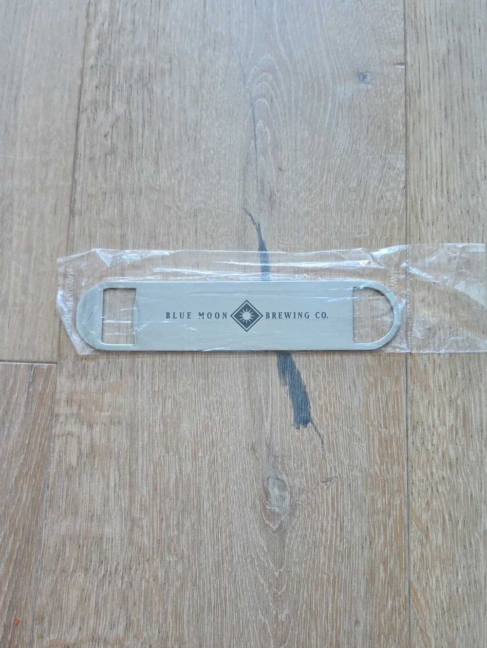 NIB Blue Moon Brewing Co. Stainless Steel Bar Key Bottle Opener